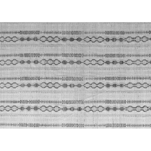 Ahgly Company Indoor Rectangle Abstract Gray Modern Area Rugs, 6' x 9'