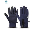 thumbnail image 2 of Deago Winter Warm Gloves for Men Women Waterproof Touchscreen Non-Slip Thermal Gloves for Driving Cycling Skating (Blue, XL), 2 of 10