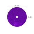 thumbnail image 3 of kladzum Christmas Tree Skirt 24 Inch Sequin Velvet Tree Skirts Vintage Xmas Tree Skirt Cover for Chirstmas Party Decor Glitter Christmas Tree Skirt for Home Holiday, Christmas Tree Mat, 3 of 9