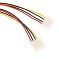 thumbnail image 4 of Conector de 4 piezas Caja Ventilador Fuente de Alimentación Y Cable Divisor / 7.87 Pulgadas shamjiam Divisor de cable de 4 pines, 4 of 6