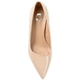 thumbnail image 5 of Journee Womens Celica Slip On Kitten Heel Pointed Toe Pumps, Widths Available, 5 of 10