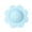 Light blue, variant on JikouIivo Washbasin Drain Protector Silicone Flower Shape Drain Hair Catcher Strainer Snare Reusable Plastic Sewer Anti-Clogging Sink Filter