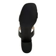 thumbnail image 4 of CHARTER CLUB Womens Black Crocodile Print Vernaa Square Toe Block Heel Slip On Dress Sandals Shoes 9.5 M, 4 of 4