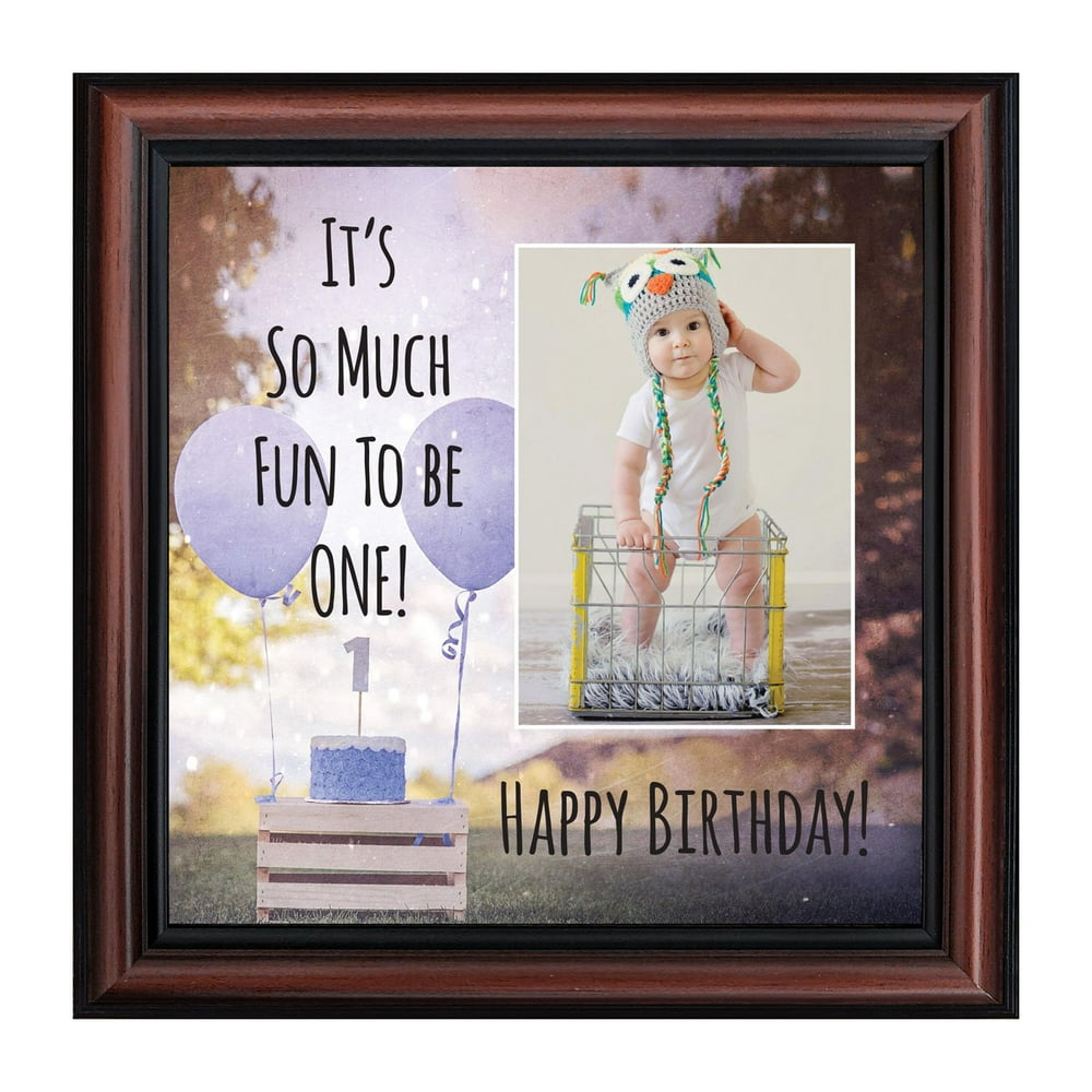 First Birthday for Baby Boy, My 1st Year Moments, Baby Keepsake Picture
