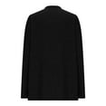 thumbnail image 6 of CENGNIAN No Boundaries Women's Lightweight Long Cardigan,Ladies Open Front Long Sleeve Sweaters with Pockets,Womens Fall Casual Loose Tops,Black,Size XXXXXL, 6 of 7