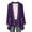 Purple, variant on FLORIANA Womens Embroidered Kimono Cardigan Velvet Blazer Open Front Kimono Top - Purple, Medium
