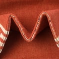 thumbnail image 6 of Unique Loom Outdoor Coastal Collection Area Rug - Caye (7' 10" Square Rust Red/Ivory), 6 of 11