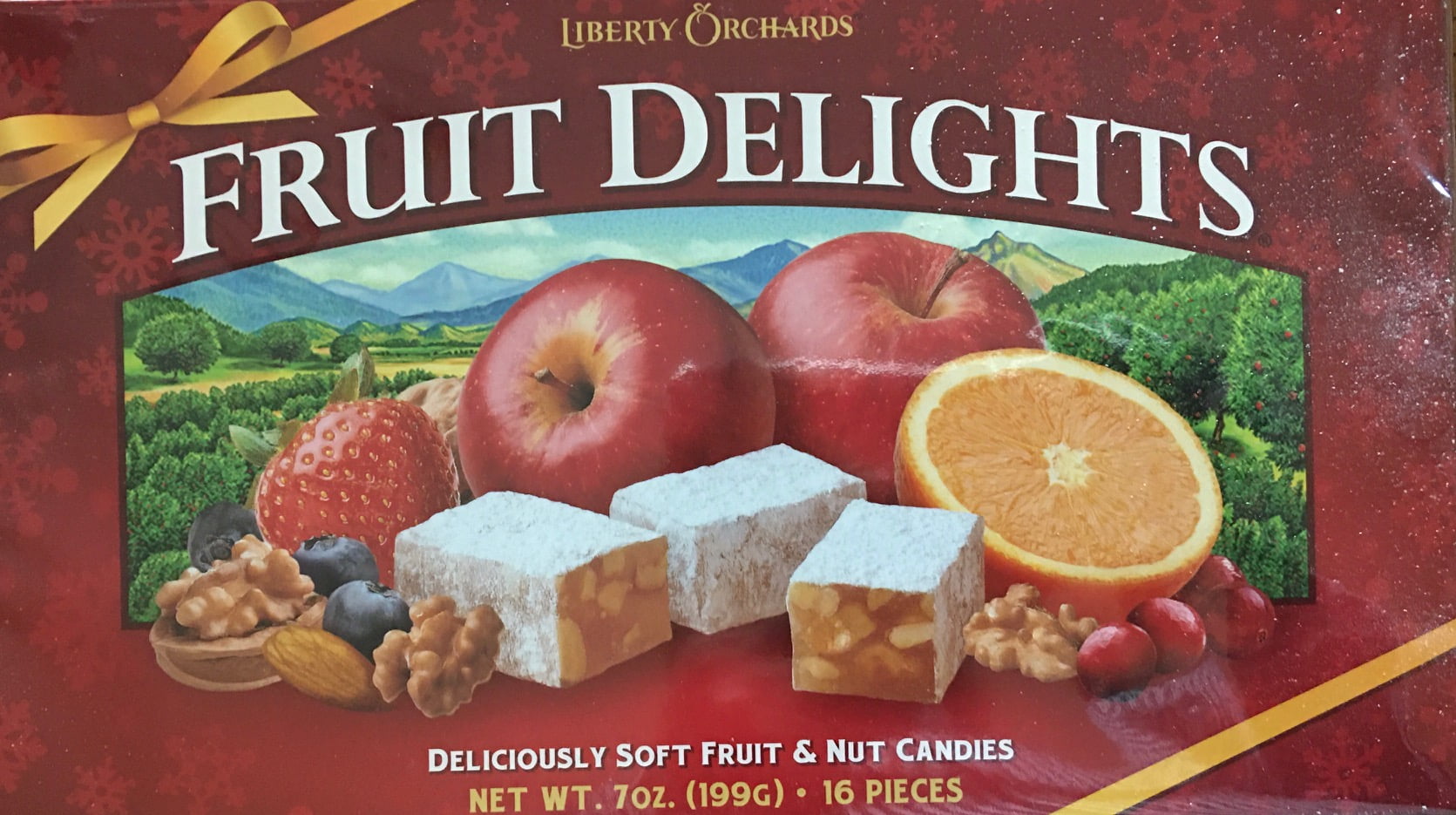 Fruit Delights Candy Snack Assortment Soft Fruit & Nut Candies