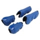thumbnail image 1 of Botas de pata de caballo PU elástico transpirable engrosado delantero trasero protector de pata de caballo para tendón azul juego de cuatro L, 1 of 5