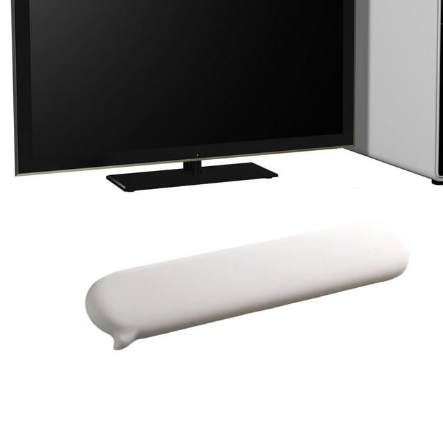 Reposamuñecas para teclado, almohadilla ergonómica de espuma viscoelástica para escritorio, cojín para reposamuñecas de computadora para mecanógrafos, Blanco
