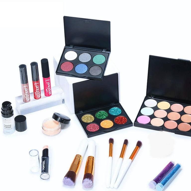 Makeup Kit for Women Full Kit, 25PCS Multi-Purpose Makeup Kit All-in-One  Makeup Gift Set Makeup Essential Starter Kit, Compact and Lightweight  Design