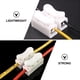 thumbnail image 2 of 25 piezas de cable de luz de repuesto que se conecta rápidamente a los bloques de terminales de conectores de cable, 2 of 4
