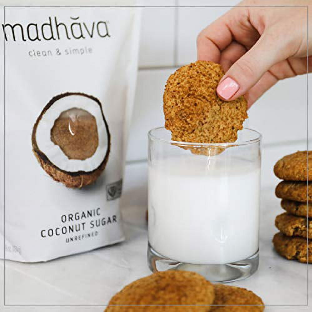 Madhava Organic Coconut Sugar, 1 lb - Case of 6