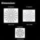 thumbnail image 4 of Mandala Dotting Stencil Tools Kit de Pintura de Ball Stylus Dotting Tools Incluye Plantilla, Bandeja de Pintura (Paquete de 51), 4 of 5