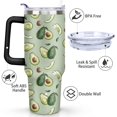 thumbnail image 3 of Avocado 40oz Stainless Steel Vacuum Insulated Tumbler with Lid and Straw for Water Iced Tea Coffee Smoothie and More, 3 of 7