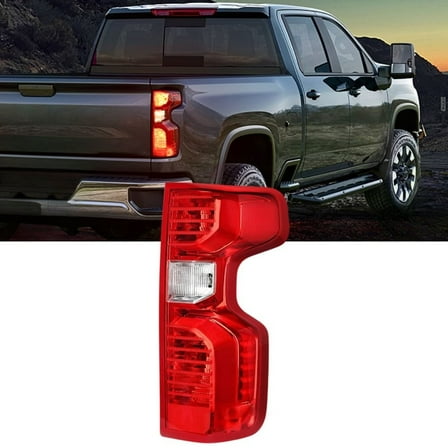 Nilight Taillight Assembly Compatible with 2019 2020 2021 2022 2023 2024 Chevy Silverado 1500 2020-2024 Silverado 2500HD 3500HD Rear Lamp Replacement OE Style Passenger Side