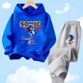thumbnail image 5 of Conjunto de sudadera con capucha Sonic Tops, ropa para bebés de 2 a 12 años, ropa de abrigo para niños, sudadera de primavera 2024 para niñas, ropa para madres y niños, 5 of 5