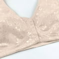 thumbnail image 3 of Xdegoge Purchase History for My Accounts Front Closure Bras for Women Floral Printed Push Up Wireless Bra Breathable Full Coverage Bras Everyday Bras Brasieres Para Mujer My Last Order From Walmart, 3 of 6