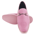 thumbnail image 3 of LIBERTYZENO Mens Classic Formal Shoes Slip On Loafers, Pink, 3 of 9
