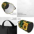 thumbnail image 4 of Daiia Sunflower 1 Round Laundry Basket with Handles Thickened Waterproof Circular hamper,Dirty Clothes Storage Basket for Bedroom,Bathroom,College Dorm-Small, 4 of 8