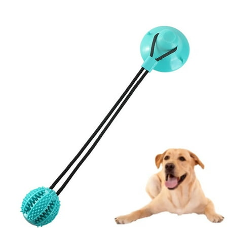 Dog Toys Dog Chew Toys for Aggressive chewers Dog Rope Toys with Suction Cup for Puppy Dogs Dog Training Treats Teething Toys for Boredom Small Dog Puzzle Toy Treat Food Dispensing Ball Toys 5CM