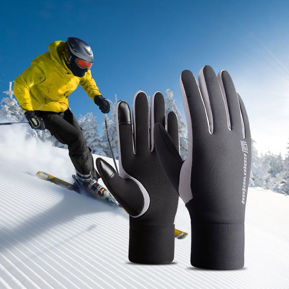Winter Snow & Ski Touch Screen Gloves, Winter Warm Snowboard Snowmobile Cold Weather Gloves Waterproof, Windproof Nylon... by