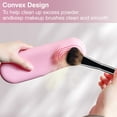 thumbnail image 5 of Travel Makeup Brush Holder, Portable Silicone Makeup Brush Holder Makeup Brush Case with Magnetic Closure for Women, Pink, 5 of 8