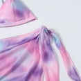thumbnail image 2 of Gibobby Conjunto de Bikini Estilo de mujer Tie-Dye Cintura Malla Dividida piezas Falda estampada alta Bikini Trajes de baño Tankinis Conjunto Trajes de b(Multicolor,CH), 2 of 5
