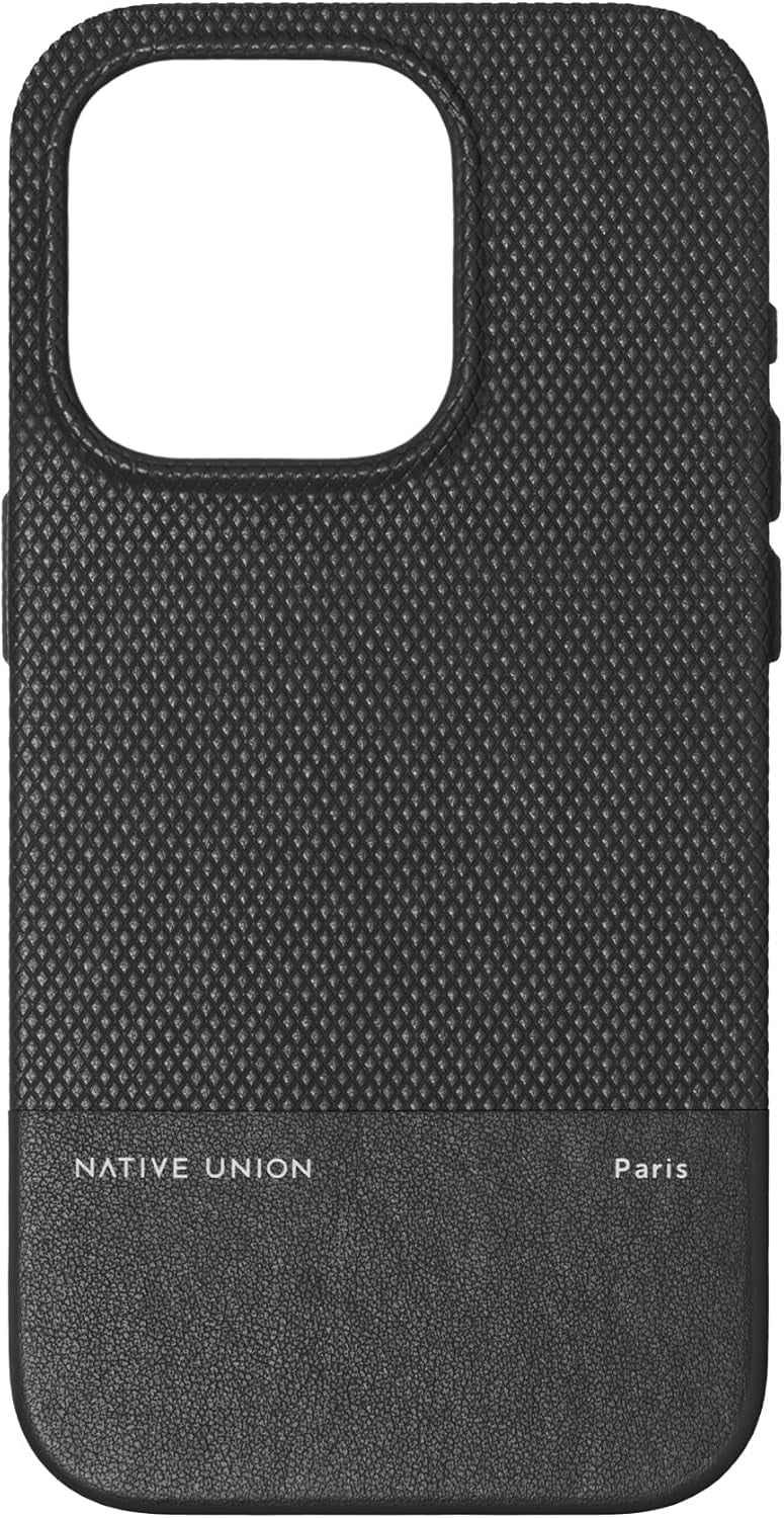 Native Union (Re)Classic Case – Magnetic 6ft Drop Protection – Compatible with iPhone 15 Pro(Black)
