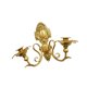 thumbnail image 5 of Portavelas pared hierro, candelabro dorado minimalista diseño vintage, portavelas metal para pared, apliques para pasillo y decoración del 35cm x 28cm, 5 of 8