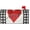 Love, variant on Valentines Day Mailbox Cover Magnetic Love Black White Check Plaid Mailbox Wraps Post Letter Box Cover for Garden Yard Home Decor Standard Size 21" x 18"