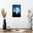 thumbnail image 2 of Elephant Stock Santa Is Coming For Christmas Wall Art - Vertical Canvas Wall Art - Living Room Wall Decor - Holiday Canvas - Black And Blue Decor By Arizrab - 8" x 12", 2 of 4