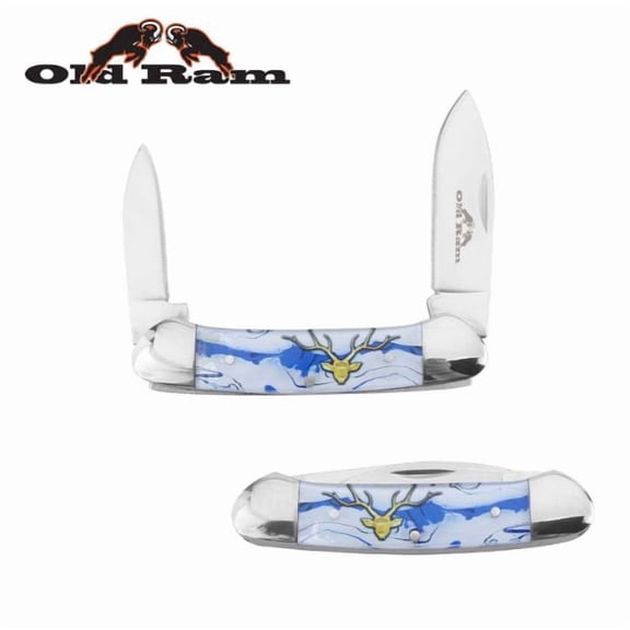 Old Ram Trapper 2 Blade Manual Folding Knife