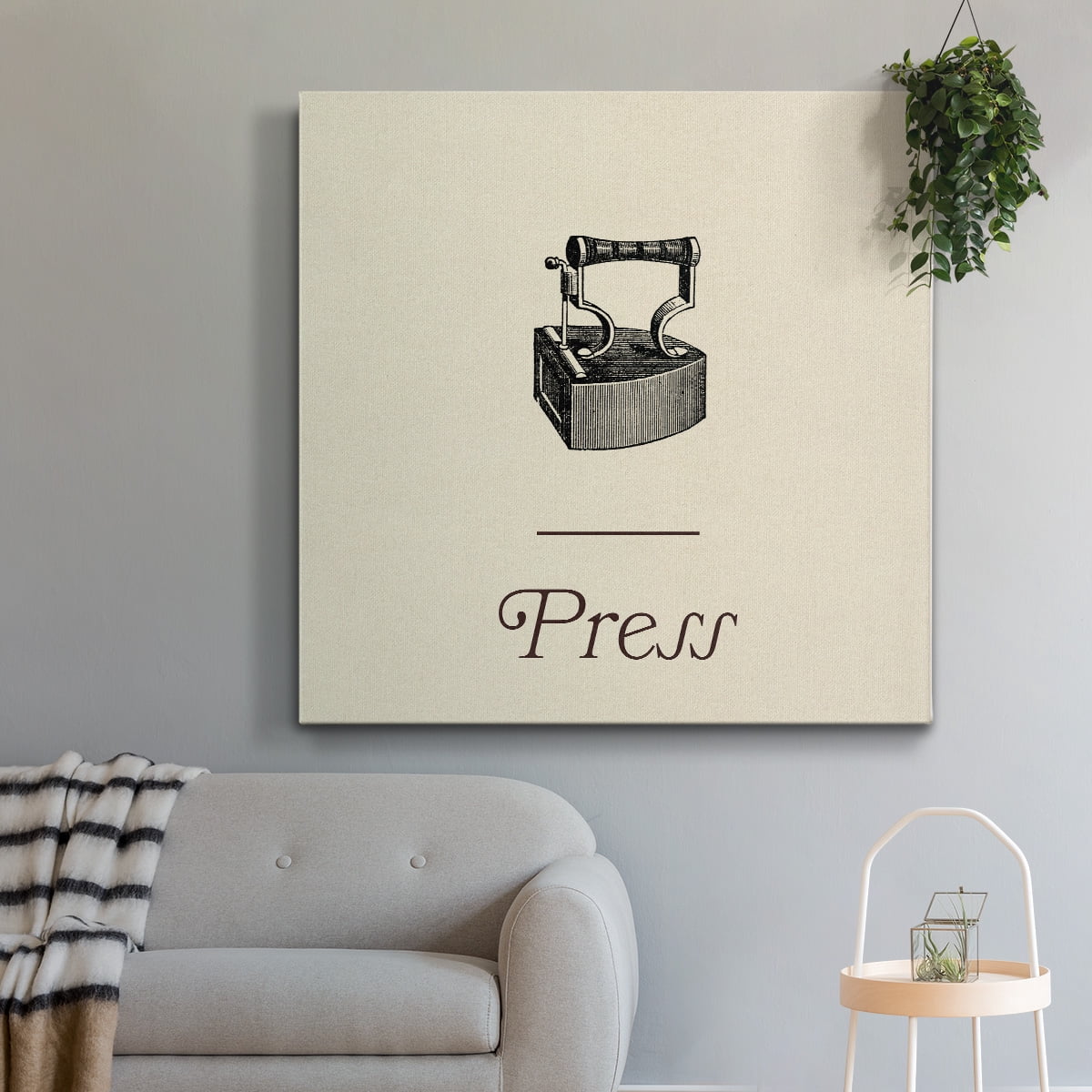 Wexford Home Laundry Sign III-Premium Gallery Wrapped Canvas, 24" x 24" - Ready to Hang