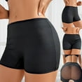 thumbnail image 2 of Cotton Menstrual Panty 4-Layer Leak Proof Underwear Black Panties for Women High Flow, 2 of 7