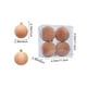 thumbnail image 3 of 6CM Flocked Christmas Balls Hanging Balls Glitter Plastic Balls Christmas Tree Ornament Set Of Four, 3 of 6