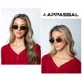 thumbnail image 3 of Gafas de Sol Vintage Ovaladas Pequeñas Appassal AP3716 Oro/Verde, 3 of 5