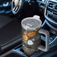thumbnail image 6 of Gray Halloween Boo Icons Tumbler with Handle and Lid,40oz Double Wall Vacuum Insulated Tumbler,Cups Gift for Women and Men, 6 of 7