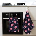 thumbnail image 4 of Sikiie Cartoon Donut Planets Waffle Weave Kitchen Dish Cloth,Super Absorbent Kitchen Dish Towels 16*26 Inches for Dish Rags Washing Dishes, Drying Dishes, 4 of 7
