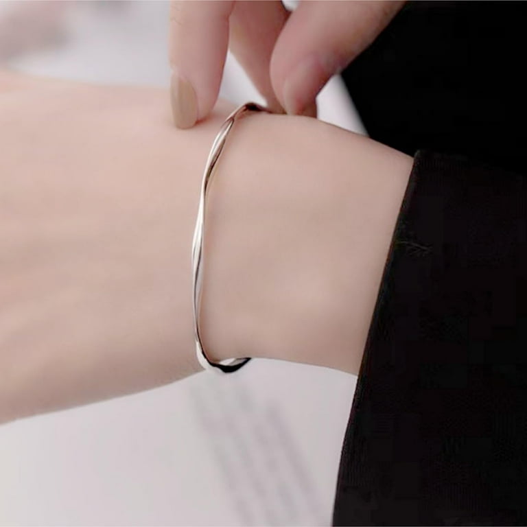 925 Sterling Silver Chain Bracelet In Men's Bracelets Ladies' 7mm