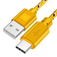 thumbnail image 3 of Cable USB tipo C OLAF de 1 m, 2 m y 3 m con sincronización de datos, nailon trenzado, carga rápida, tipo C, para Samsung S10, S9, Xiaomi MI9, MI8 y Huawei., 3 of 5