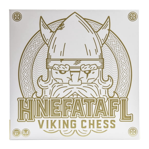 Juego de Estrategia Hnefatafl Marbles para Dos Jugadores con Tablero de madera para Niños y adultos
