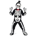 thumbnail image 4 of Morph Skeleton Kids Halloween Costume For Unisex Black 7-9 Years, 4 of 5