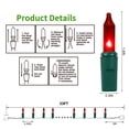 thumbnail image 4 of Cadena de luces navideñas LJLNION 150, color rojo incandescente, 10 m, 120 V, 4 of 8