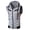 Light Gray, variant on Joernso Color Block Summer Sports Men Zipper Sleeveless Fitness Hoodies Hooded Vest