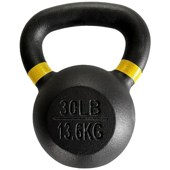 BalanceFrom Cast Iron Kettlebell, Single, 30 lbs