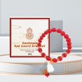 thumbnail image 1 of Opehuo Bracelet Perlé Bracelet en Cristal, Bracelet Perles Rouges Gourde Blanche, Bracelet Pixi Invitation à la Fortune, Bracelet de Prière, Bracelet Améthyste, Cadeau pour Petit Ami Ami Ami Famille, 1 of 9