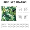 thumbnail image 5 of Pratyus Leaf Pattern Plants Pillow Covers for Couch Sofa Indoor Outdoor, Printed on Both Sides, Ideal for Car Couch Bedroom, 1PC 24x24in, 5 of 5