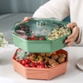 thumbnail image 2 of KAKOWELY Caja para alimentos, caja para frutos secos, caja para dulces de escritorio, caja para almacenar bocadillos, 2 of 4