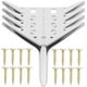 thumbnail image 2 of Metal Legs For Furniture Steel Sofa Legs Furniture Restoration Classic 14.50X14.50X12.00cm Waterproof 4Pcs, 2 of 4
